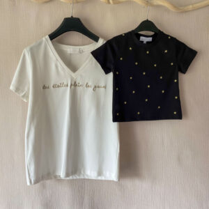 T-shirt étoiles enfant bleu